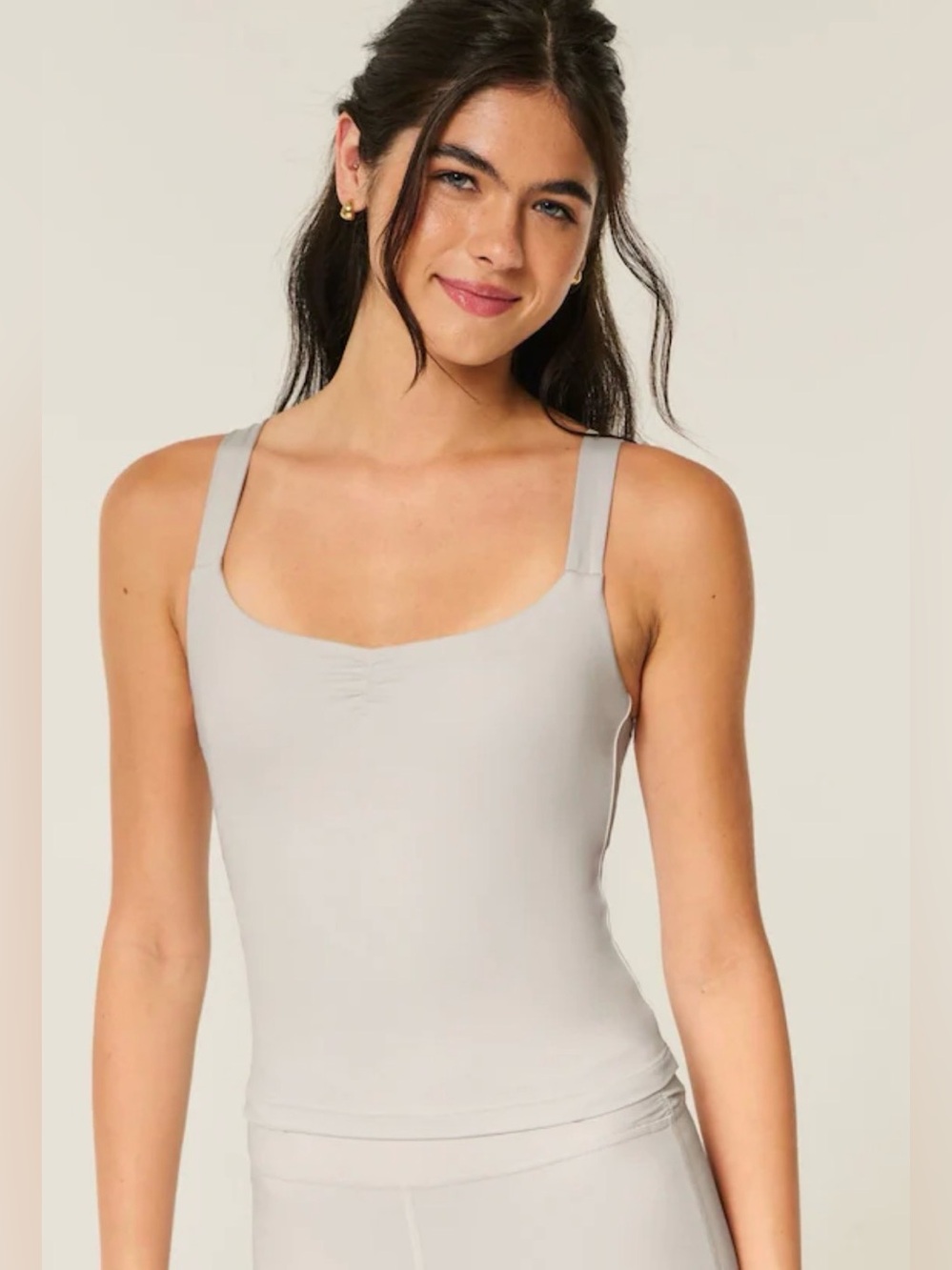 Hollister Gilly Hicks 🌟NEW🌟 Recharge Sweetheart Sports Top Gray - Size Small NWT